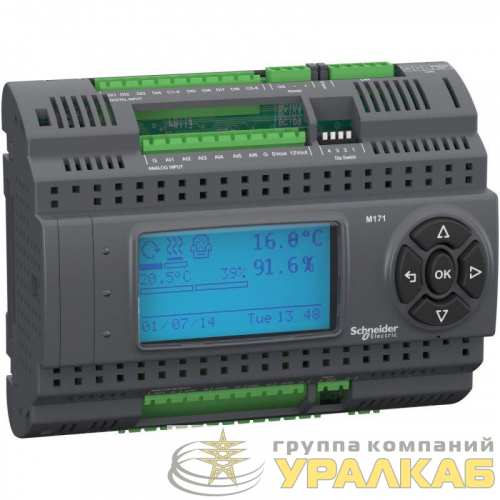 Контроллер программир. логический (ПЛК) Произв. М171дисплей 27I/O Modbus SchE TM171PDM27R