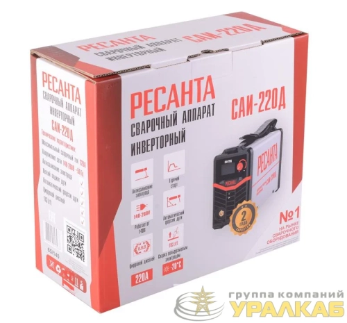 Инвертор сварочный САИ-220Д Ресанта 65/140 детальная картинка