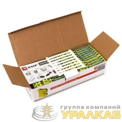 Колодка клеммная EK-4/32 JXB земля EKF plc-ek-4/32 детальная картинка
