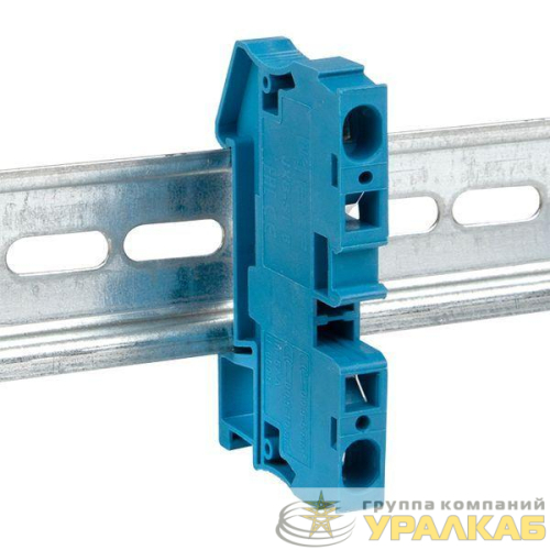 Колодка клеммная ST-6 57А пружинная син. EKF plc-jxb-st-6-blue детальная картинка