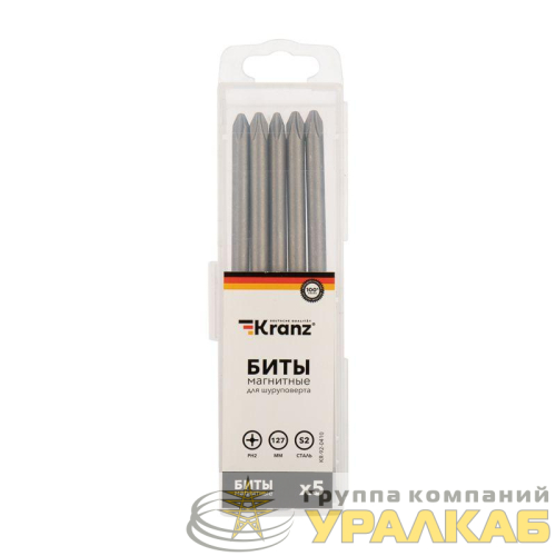 Бита PH2х127мм для шуруповерта (уп.5шт) Kranz KR-92-0410 детальная картинка