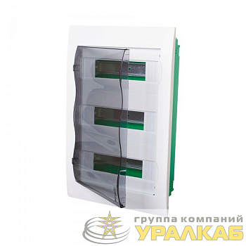 Бокс встраиваемый СП City9 Box 3 ряда 36мод. с прозр. дверцей SE 