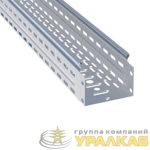 Лоток листовой перфорированный 100х500 L3000 1мм EKF L10050001 детальная картинка