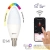 Лампа светодиодная Умная Connect 5Вт WIFI RGBW E14 EKF 