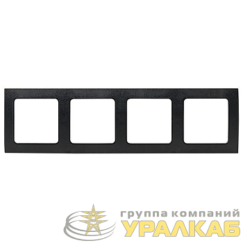 Рамка 4-м Стокгольм черн. PROxima EKF EAM-G-303-30