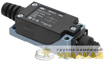 Выключатель концевой КВ-8111 IP65 толкатель купольный IEK KKV12-8111-2-65