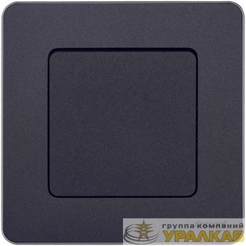 Переключатель 1-кл. Inspiria 10А IP20 250В 10AX механизм антрацит IEK 673653 детальная картинка