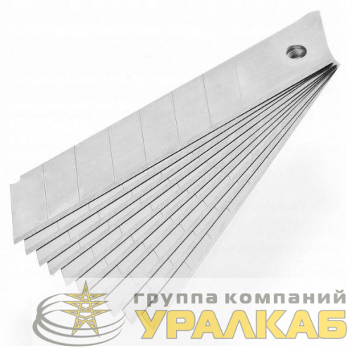 Набор сменных лезвий 18мм СМ-30 (10шт SK4 13 сегментов) Expert EKF cm-s30