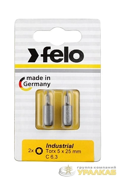 Бита Industrial TX 7х25 на блистере (уп.2шт) FELO 02607036