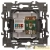 Розетка компьютерная + телевизионная Elegance 14-3110-01М RJ45+TV матов. бел. Эра Розетка компьютерная + телевизионная Elegance 14-3110-01М RJ45+TV матов. бел. Эра