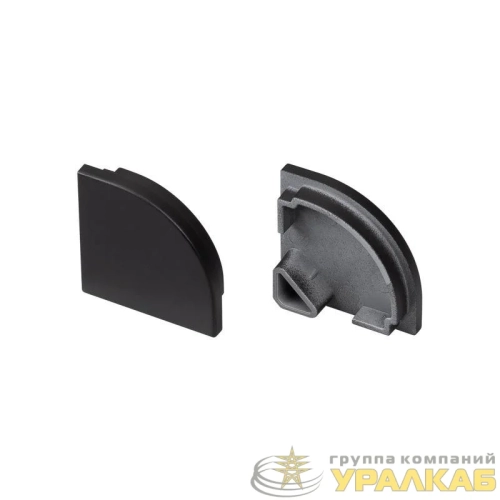 Заглушка SL-KANT-H20 BLACK глухая пластик (комплект) Arlight 