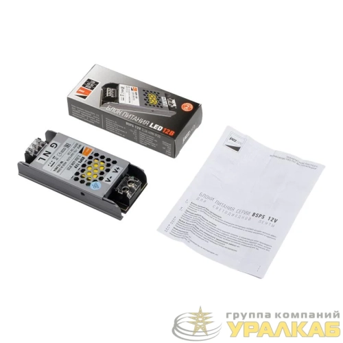 Блок питания для светодиод. ленты BSPS 12В 3.30А=40Вт IP20 JazzWay 