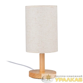Светильник настольный JH1-01-iv 1х60Вт E27 (основа: натуральное дерево) IP20 JazzWay 