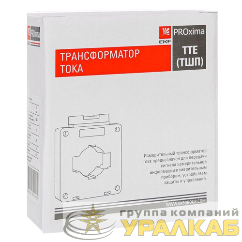 Трансформатор тока ТТЕ 60 400/5А кл. точн. 0.5 5В.А EKF tte-60-400/tc-60-400 детальная картинка