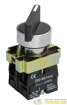 Переключатель LAY5-BJ25 на 2 полож. 1НО+1НЗ черн. I-O дл. ручка IEK BSW70-BJ-2-K02