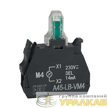 Блок световой OptiSignal D22 A45-LB-VM4 красн. 230-240VAC ZBVM4 КЭАЗ 332209