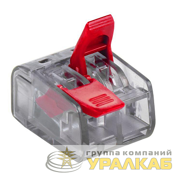 Клемма СМК 221-412 2 отверстия 0.2-4.0кв.мм (уп.4шт) PROxima EKF plc-smk-221-412r