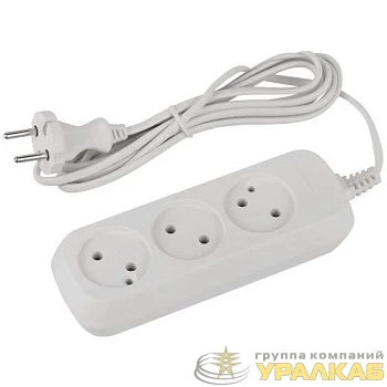 Удлинитель 3х1.5м без заземл. ШВВП 2х0.75 UDL-6-315 Greenline Эра 