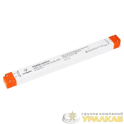 Блок питания ARV-SP-24100-SLIM-PFC (24В 4.17А 100Вт) IP20 пластик Arlight 