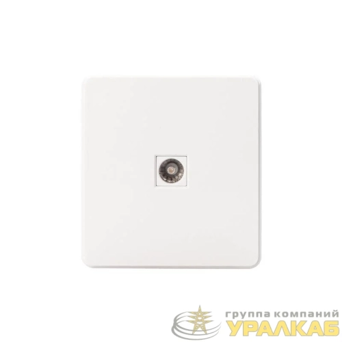 Розетка телевизионная TV СП ROUND MIELE перламутр Kranz 