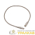 Патч-корд кат.5E UTP неэкранир. PVC сер. 0.5м TERACOM PRO EKF 