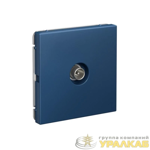 Розетка телевизионная проходная TV ArtGallery 4дБ механизм аквамарин SE 