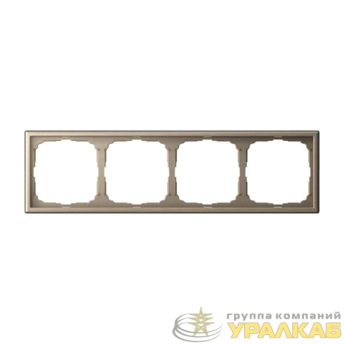 Рамка 4-м ArtGallery универс. шампань SE 