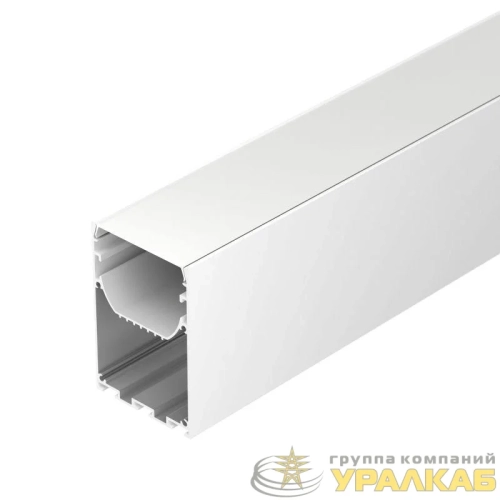 Профиль LINE-S-5075-2000 WHITE L2000 алюм. Arlight 