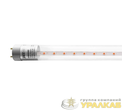 Лампа светодиодная PLED T8-600 PPG Agro 8Вт T8 линейная G13 CL для растений красн./син. спектр JazzWay 
