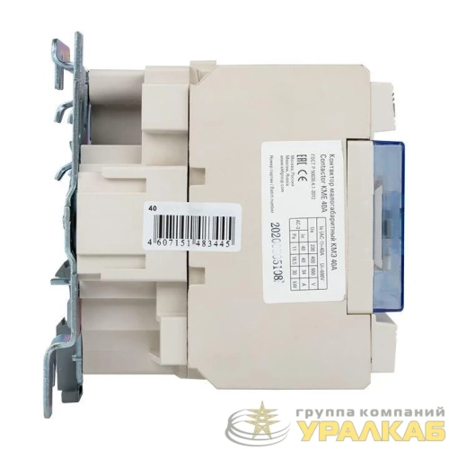 Контактор КМЭ 40А кат. 195.5-253В AC 1НО+1НЗ EKF ctr-s-40-220 детальная картинка