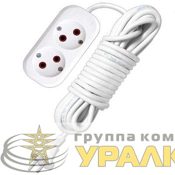 Удлинитель 2х7м без заземл. 10А IP20 У6-011М ПВС 2х1 UNIVersal 011М-07