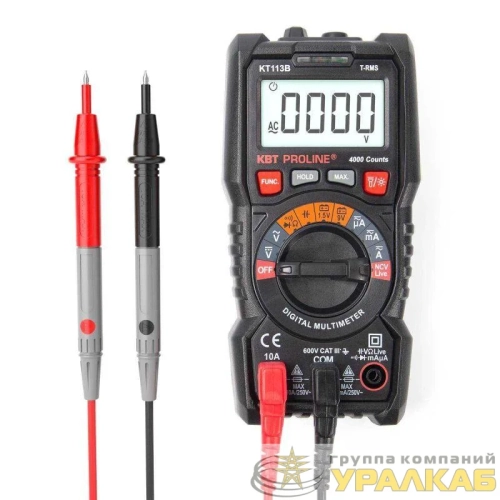 Мультиметр цифровой KT 113B "PROLINE" КВТ 79125 детальная картинка