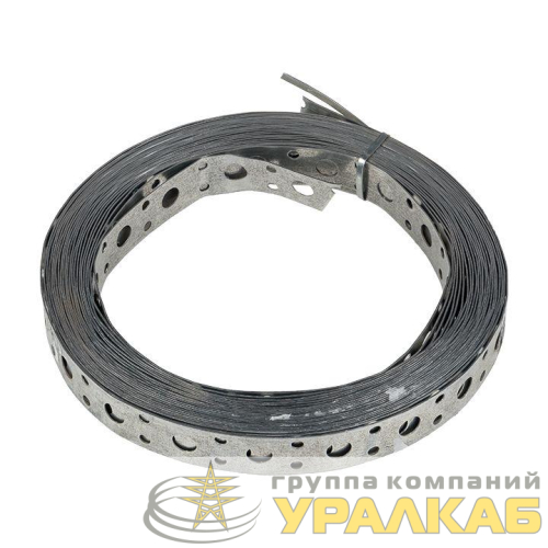 Лента монтажная перфорированная 20х0.55мм прямая (уп.10м) EKF lpmp20x0.55-10 детальная картинка