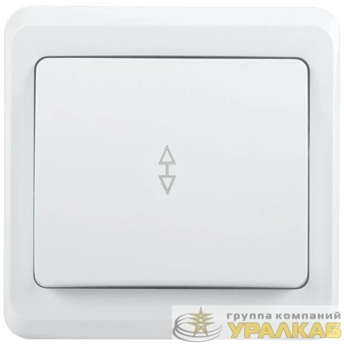 Переключатель проходной 1-кл. 1п СП Вега 10А IP20 ВСп10-1-0-ВБ бел. GENERICA 