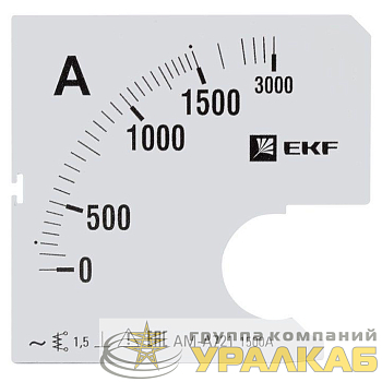 Шкала сменная для A721 1500/5А-1.5 PROxima EKF s-a721-1500