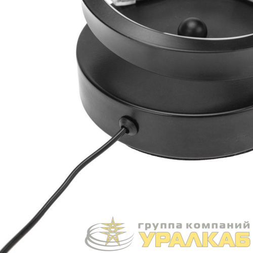 Светильник светодиодный декоративный Spiral Trio 2Вт 3000К 5В черн. Rexant 