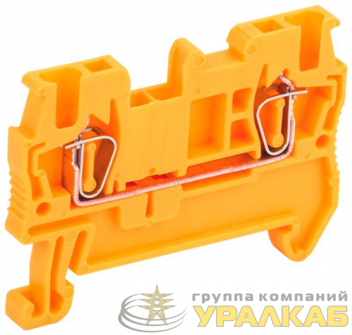 Клемма пружинная КПИ 2в-1.5 17.5А оранж. IEK YZN11-001-K09