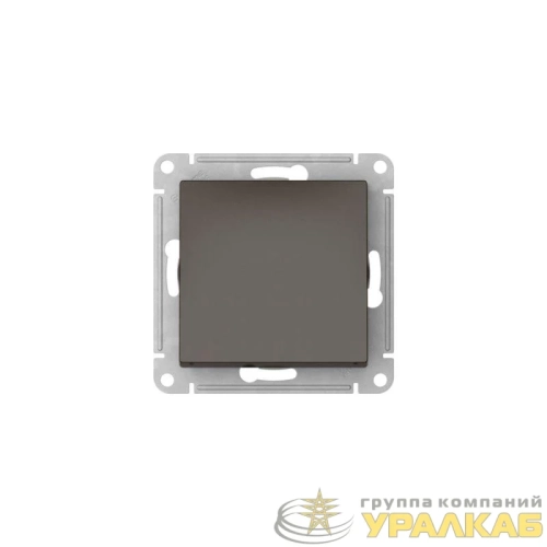 Переключатель 1-кл. AtlasDesign (сх. 6) 10AX быстрозажим. клем. механизм мокко SE 