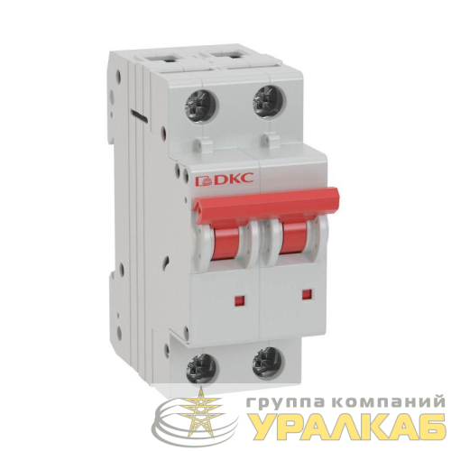 Выключатель автоматический модульный 2п C 25А 6кА MD63 YON MD63-2C25-6 детальная картинка