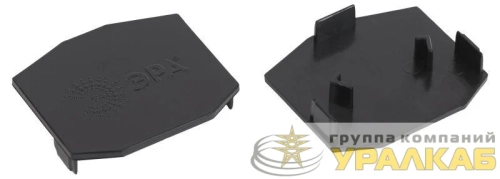 Комплект торцевых заглушек TRM-PC20-EC-B для встраив. в натяжной потолок магнитн. шинопровода TRM-PC20 NOVA 48В Эра Б0054791 детальная картинка