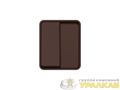 Выключатель 2-кл. ОП AtlasDesign PROFI IP54 10AX корич. SE 