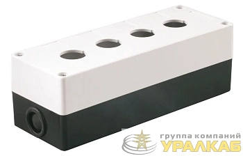 Корпус КП 104 4-м для кнопок бел. IEK BKP10-4-K01
