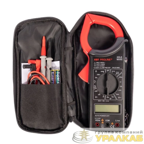 Клещи токовые цифровые "PROLINE" KT 266F КВТ 