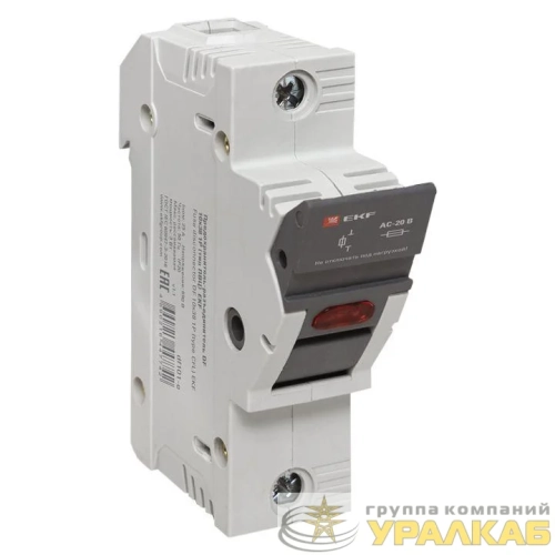 Предохранитель-разъединитель DF 22х58 3п (тип ПВЦ) EKF 