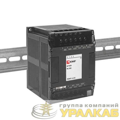 Модуль аналогового ввода REMF 4 PRO-Logic EKF REMF-A-4AI детальная картинка