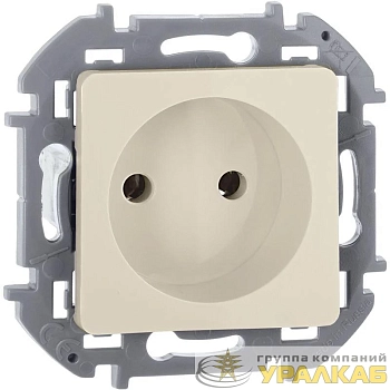 Розетка 1-м СП Inspiria 16А IP20 250В 2P механизм сл. кость IEK 673711