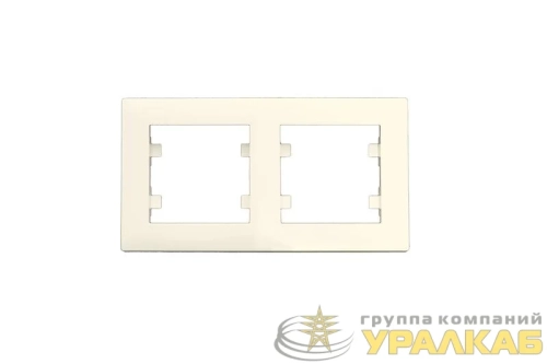 Рамка 2-м Karea RIZZ крем Makel 