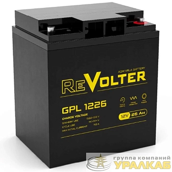 Аккумулятор 12В 26А.ч REVOLTER GPL 1226