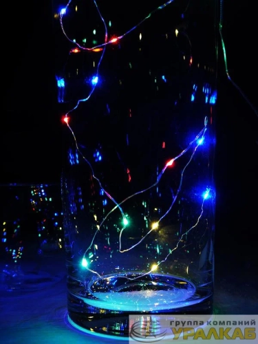 Гирлянда "Нить" LDM020M-BO 20RGB минидиодов 1.9м IP20 SHLights 4690601042125 детальная картинка