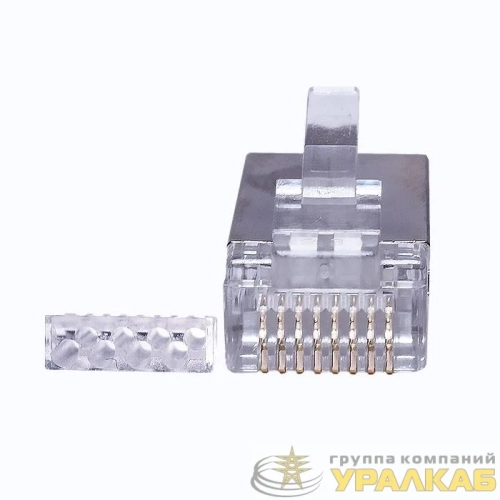 Коннектор 8P8C FTP 6 3U (RJ-45) (уп.100шт) SUPRLAN 